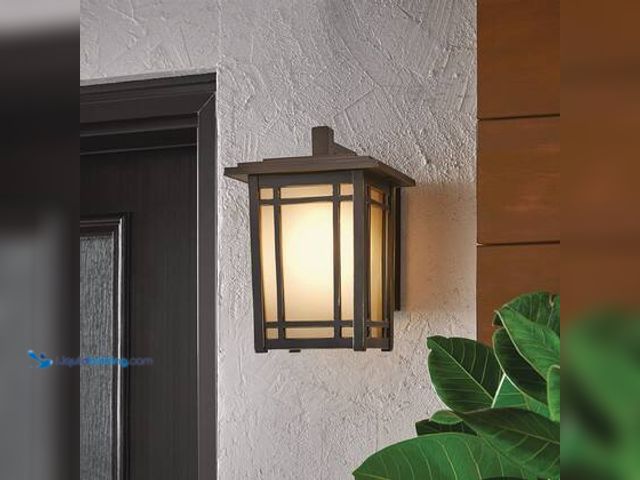 Lot 49-5544686 - Home Decorators Collection Port Oxford 10.6 in. 1-Light Oil Rubbed Chestnut Bronze Hardwired Outdoor...