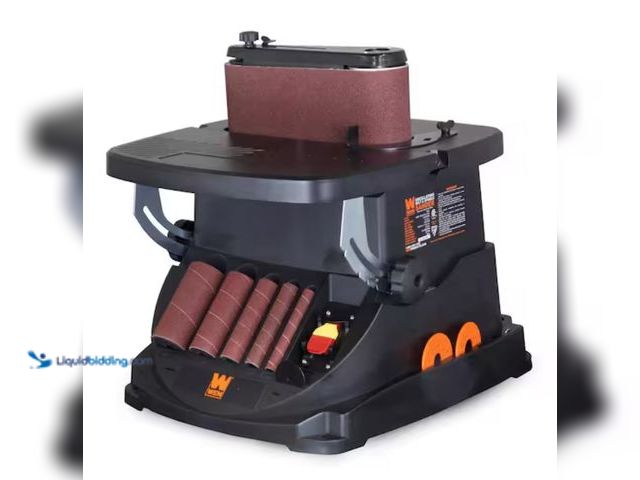 Lot 49-2001298 - WEN Oscillating Belt and Spindle Sander, Model # 6524, Unused, Has attachments, Factory packed.   Re...