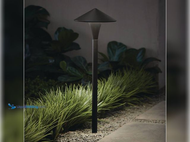 Lot 49-3564066 - Anderson Low Voltage Matte Black MR11 LED Bulb Weather Resistant Outdoor Landscape Hat Path Light (p...