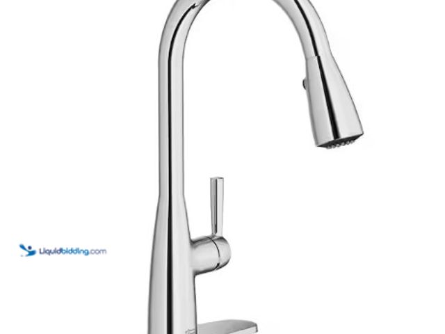 Lot 49-3612827 - American Standard Fairbury 2S Single-Handle Pull-Down Sprayer Kitchen Faucet in Polished Chrome, Mod...
