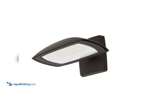Lot 49-5452785 - Eran 50w LED Bronze Outdoor Dusk To Dawn Wall Pack/Flood Light 5000 Lumens 4000k. Item is New.