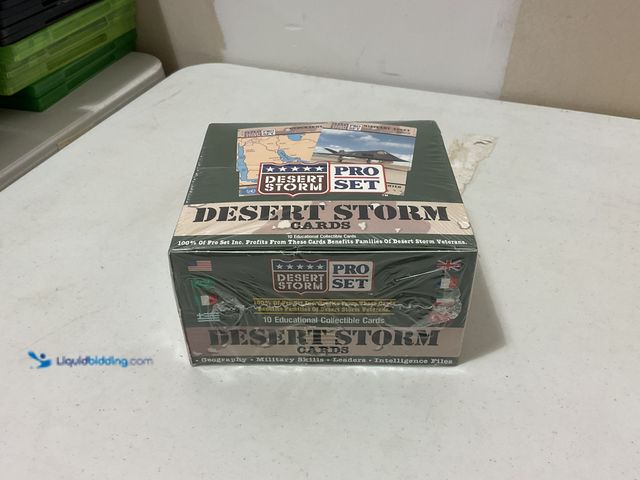 Lot 49-1835331 - Other WOW FACTORY SEALED 1991 DESERT STORM PRO SET BOOSTER BOX WITH 36 TRADING CARD PACKS AN AMAZING...