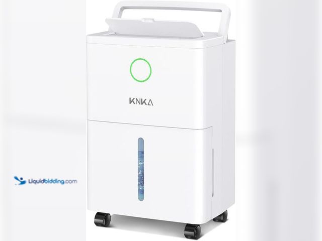 Lot 49-3566702 - KNKA 1600 sq.ft Dehumidifier for Basement, 21 Pint Dehumidifiers for Home with Drain Hose, Continuou...