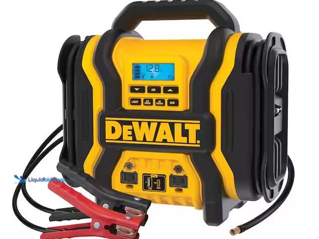 Lot 49-5460673 - DEWALT
Portable Power 2000 Peak Amp Jump Starter w/Digital Compressor 
Internet # 327899803
Model...