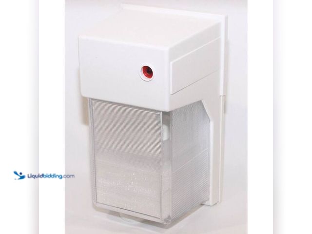 Lot 49-2024952 - AMAX LIGHTING LED 180° White Outdoor Security Wall Pack Light A19 Bulb. Model # LED-SL27WT-A19. MSRP...