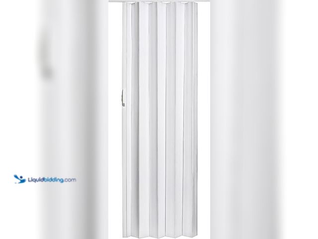 Lot 49-3532263 - LTL Home Products HSR3680H Regent Interior Accordion Folding Door, 36" x 80", White. Model #B00MLZKP...