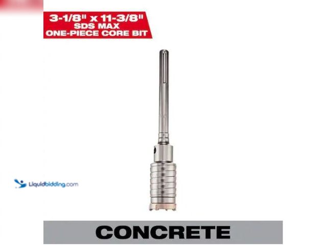 Lot 49-1577297 - Milwaukee 3-1/8 in. x 11-3/8 in. SDS-MAX Core Bit, Model # 48-20-5420, Slightly used.   Ref#ASRHD013...