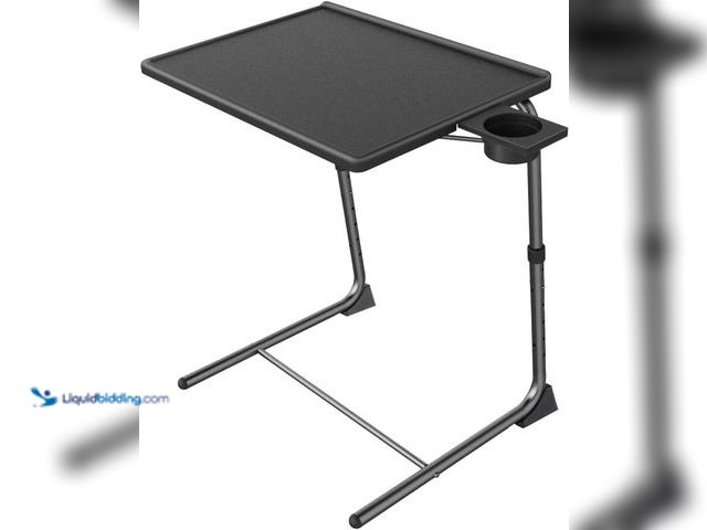 Lot 49-5416265 - Adjustable TV Tray Table - TV Dinner Tray on Bed & Sofa, Comfortable Folding Table with 6 Height & 3...