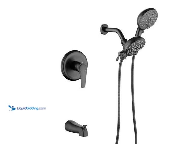 Lot 49-1630882 - VIKASI 1.8 GPM Shower System Single Handle Shower Faucet with 7 Spray Shower Head (Pressure Balance ...