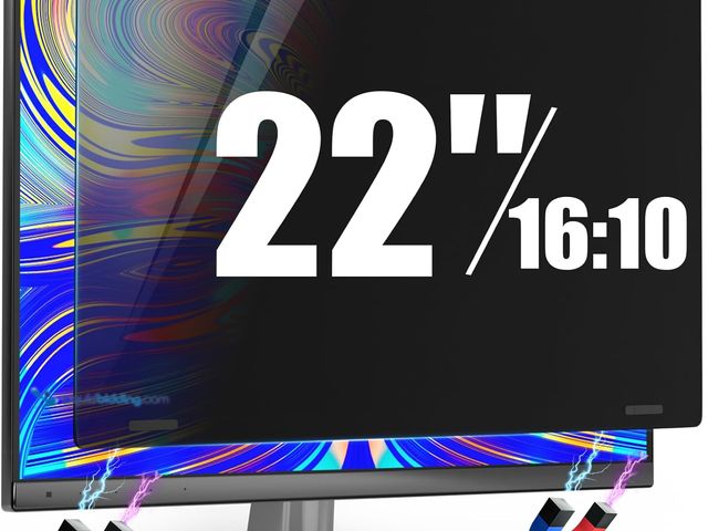 Lot 49-5437738 - Magnetic 22 Inch Privacy Screen for Frameless Computer Monitor 16:10 Aspect Ratio,Hanging Blue Light...
