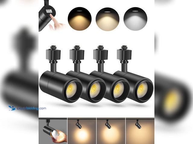 Lot 49-5437435 - VANoopee 3-Color Zoomable 30W LED Track Lighting Heads H Type Track Light Heads Dimmable Bright Ceil...