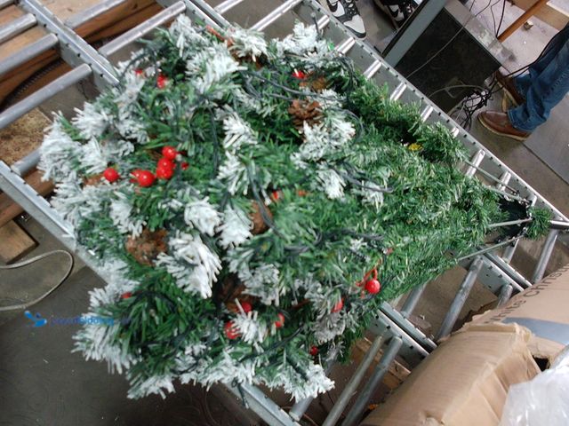 Lot 49-1547296 - Firstness Pre-Lit Artificial Christmas Tree, Model# 08193388358664, Slightly used, Unable to test, N...