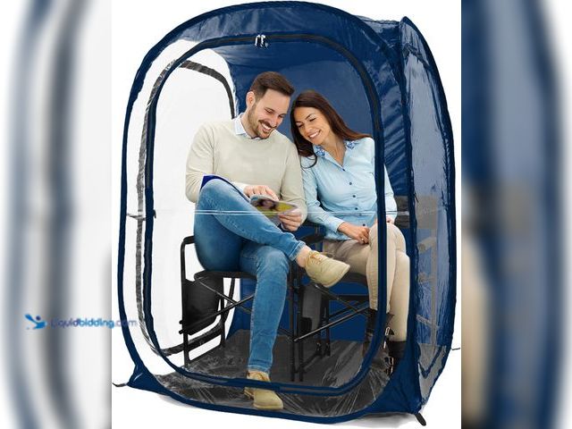 Lot 49-5543382 - WeatherPod® Pop-Up Sports Tent 1-2 Person – Instant Setup MyPod™ Original Shark Tank All-Weather She...