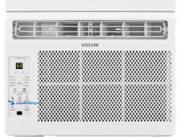 Lot 49-5436831 - Vissani 5,000 BTU 115-Volt Window Air Conditioner for 150 sq. ft. Rooms in White. Model # VAW05R1AWT...