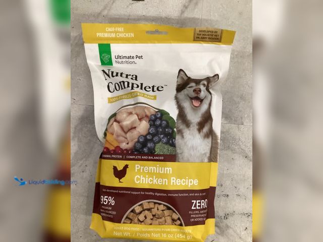 Lot 49-3564287 - ULTIMATE PET NUTRITION Nutra Complete Freeze Dried Raw Dog Food, Veterinarian Formulated with Antiox...