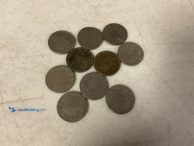 Lot 49-1830725 - LOT OF 10 LIBERTY V NICKELS VARIOUS YEARS #COINS0219