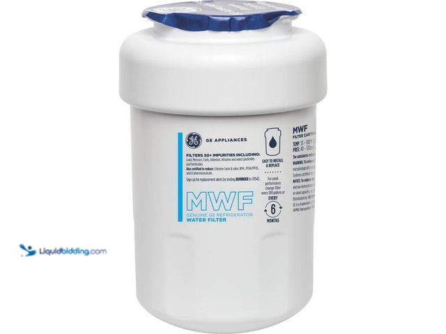 Lot 49-3528667 - GE Genuine MWF Refrigerator Water Filter for GE Model # MWF item is unused.