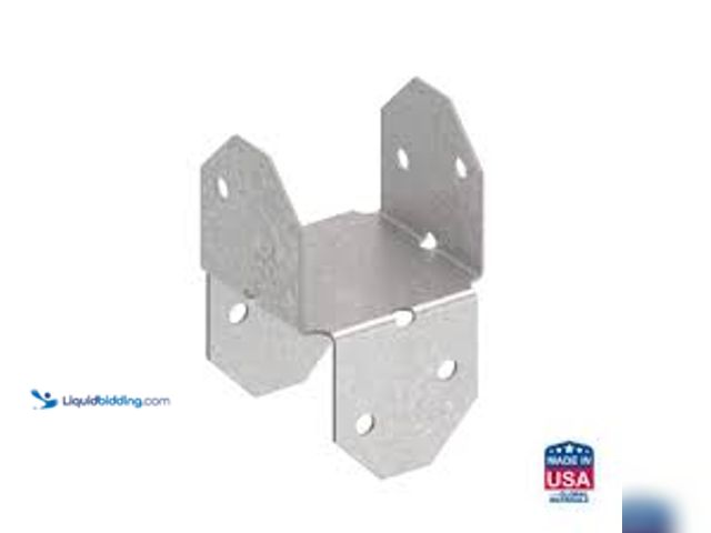 Lot 49-5411798 - Approx  QTY 50 -Simpson Strong-Tie RTB 20-Gauge Galvanized Rigid Tie Bracket for 2x Post, 2x Joist. ...