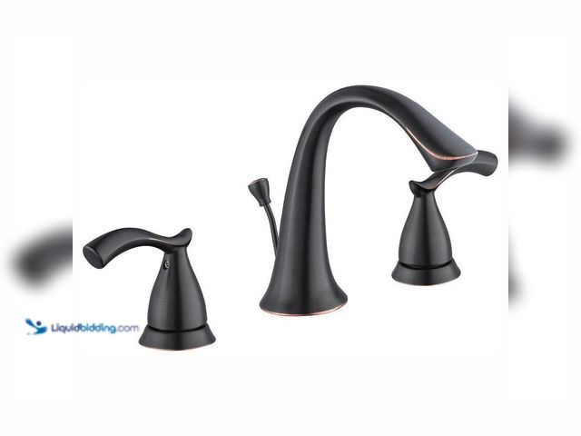 Lot 49-5449054 - Glacier Bay
Edgewood 8 in. Widespread Double-Handle High-Arc Bathroom Faucet in Bronze Unused