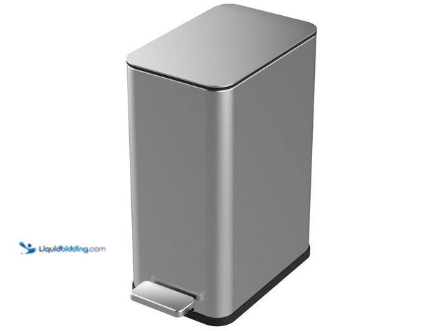 Lot 49-5487185 - StyleWell
2.6 Gal. Stainless Steel Slim Step-On Trash Can New