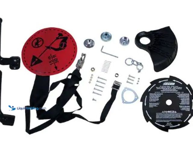 Lot 49-3615710 - ECHO 8 in. 8-Tooth Brush Blade Conversion Kit (20 mm), Model # 99944200422, Unused, Has attachments....