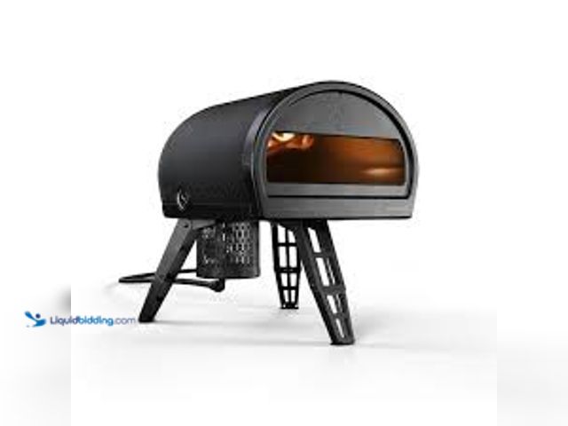 Lot 49-5488523 - GOZNEY Roccbox Propane Outdoor Pizza Oven 12 in. Black., Model # GRPBKUS1615. Used