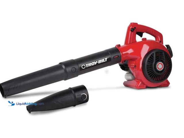 Lot 49-2024817 - Troy-Bilt Store Troy-Bilt Gas Leaf Blower, 25cc (TB430) Red. Model # B07DNG3LH8. MSRP $149. Slightly...