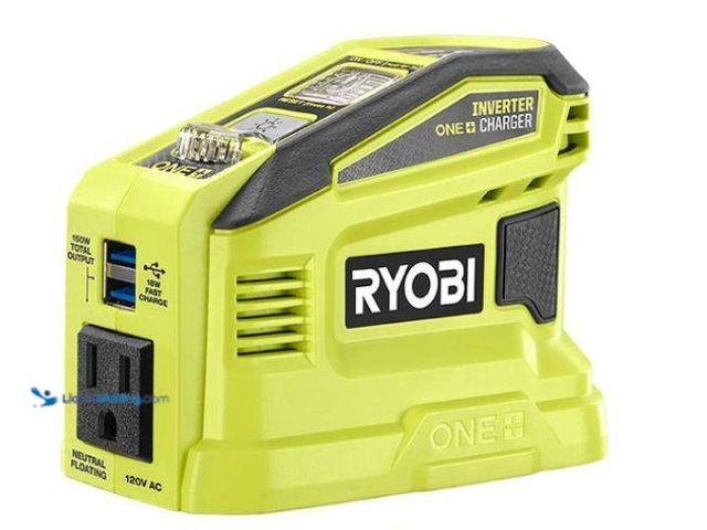 Lot 49-5435701 - RYOBI
18V ONE+ 150-Watt Portable Battery Inverter Power Source and Charger Unused (no battery)