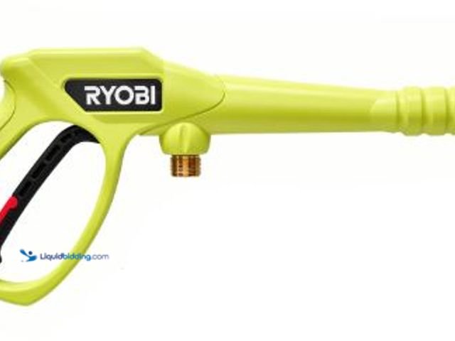 Lot 49-1624449 - RYOBI 2700PSI Pressure Washer Spray Gun ONLY, Used, Scuffs and Scratches, NO WAND  Ref#PA0703