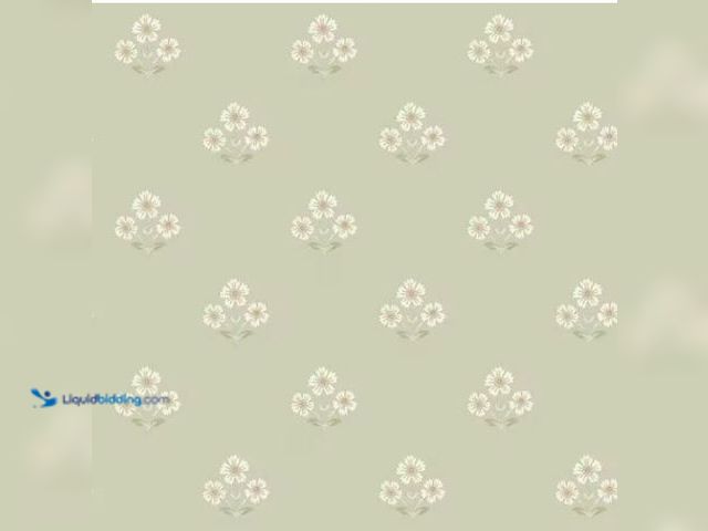 Lot 49-1577292 - HOLDEN Daisy Motif Sage Green Non-Pasted Wallpaper (Covers 56 sq. ft.), Model # 13971, Unused.   Ref...