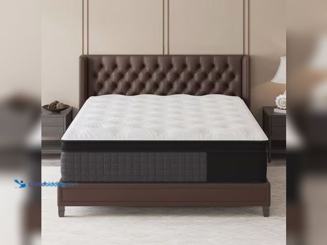 Lot 49-2001109 - Lucky Lotus Twin Size Medium Firm 14 in. Cool Gel Memory Foam Hybrid Mattress with Euro Top, Edge Su...