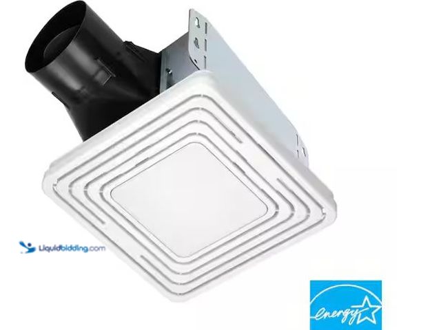 Lot 49-5460352 - Broan-NuTone
Roomside Series, White, 50 CFM, No Cut- Roomside Installation Bathroom Fan with Light,...