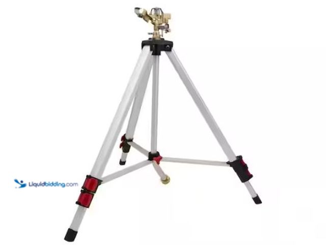Lot 49-1624690 - Husky Metal Pulsating Sprinkler with Tripod Model # 10507HDDI, Used, Scuffs and Scratches  Ref#PA070...