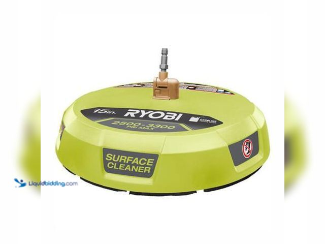 Lot 49-5554129 - RYOBI 15 in. 3300 PSI Surface Cleaner for Gas Pressure Washer Model # RY31SC01 Used