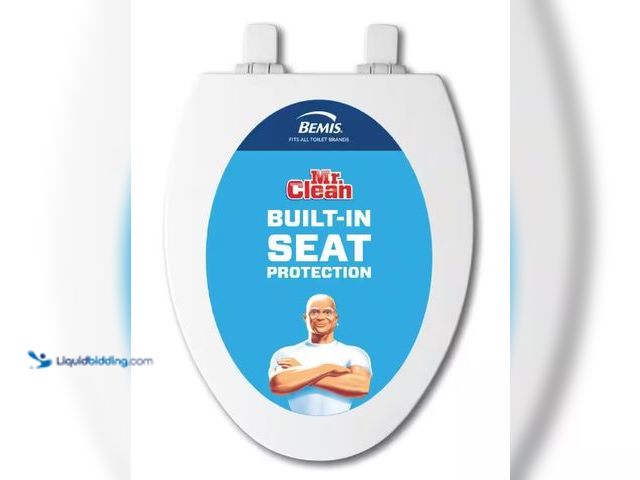 Lot 49-1814359 - BEMIS Atwood Mr. Clean Elongated Soft-Close Antimicrobial Easy-Clean Enameled Wood Toilet Seat