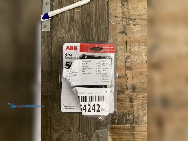 Lot 49-5454242 - ABB THQL2150GFT2A 50A 240V Double Pole Ground Fault Breaker with Self-Test. Item is Unused