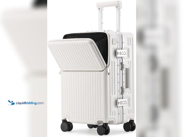 Lot 49-5437934 - ZMY Carry on Luggage with Charging Port, Lightweight Hardside Suitcase with TSA Lock and Spinner Whe...