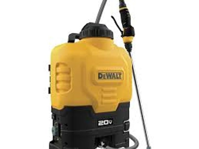 Lot 49-3540297 - DEWALT Lithium-Ion Powered Battery Backpack Sprayer. Model # DXSP190681. NO Battery/Charger. Unused