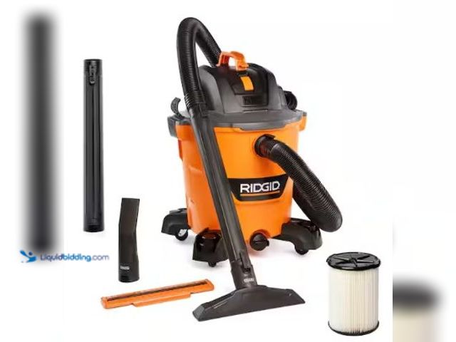 Lot 49-2022503 - RIDGID 12 Gal. 5.0 Peak HP NXT Shop Vacuum Wet Dry Vac with General Debris Filter, Locking Hose and ...