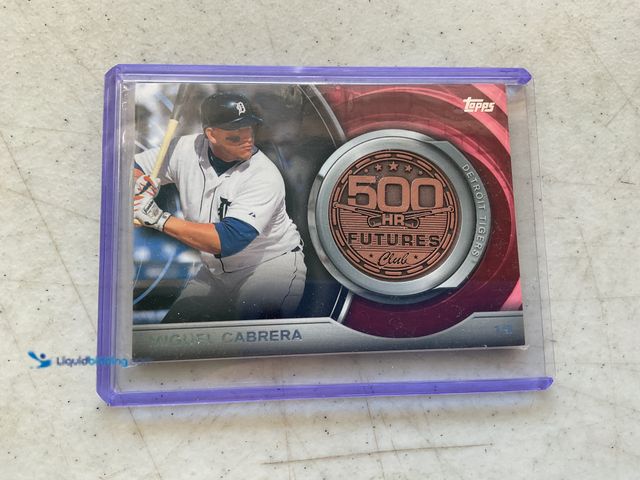 Lot 49-1505797 - COLLECTIBLE 2016 TOPPS BASEBALL UPDATE SERIES MIGUEL CABRERA DETROIT TIGERS COMMEMORATIVE MEDALLION ...