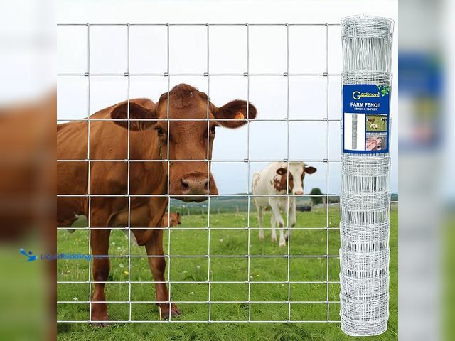 Lot 49-3466017 - Livestock Fence, 5ft x 164ft Galvanized Cattle Fence, Deer Fence, Heavy Zinc Coating Wire Fencing, F...