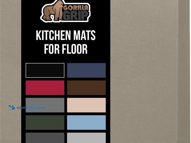 Lot 49-5482179 - GORILLA GRIP Comfortable Cushioned Kitchen Mats for Floor, Waterproof and Stain Resistant Soft Top, ...