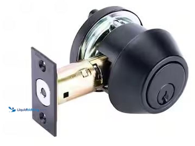 Lot 49-5460512 - Universal Hardware
Industrial Duty Commercial Single Cylinder Deadbolt, UL 3-Hour Fire ANSI Grade 1...