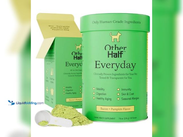 Lot 49-3473676 - Lot of (2) Other Half Everyday - Dog Multivitamin Supplement - Daily Joint, Gut, Allergy, Immune, Ur...