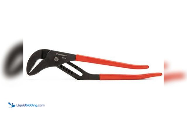 Lot 49-5546678 - Crescent 16 in. Straight Jaw Black Oxide Tongue and Groove Pliers with Dipped Grips Model # RT216CVN...