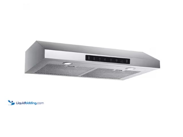 Lot 49-1566599 - VIKIO 30 in. 900CFM Ducted Under Cabinet Range Hood with Touch Display, LED Lighting and Permanent F...