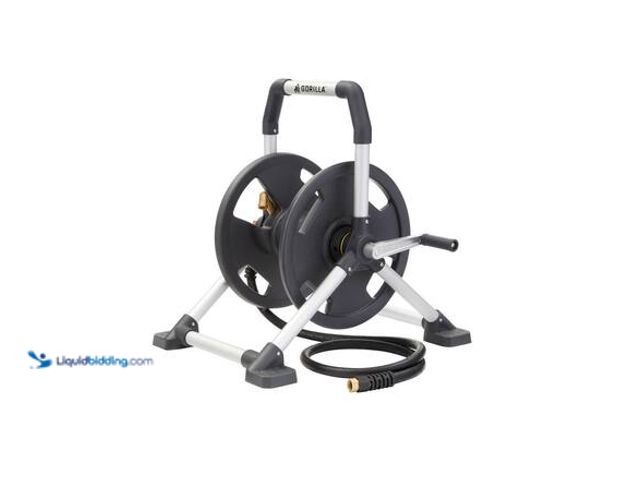 Lot 49-5546384 - Gorilla 150 ft. Aluminum Zero Rust Hose Reel Model # GRS-150H unused.