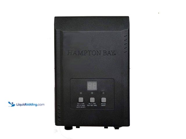 Lot 49-1515976 - Hampton Bay Low-Voltage 60-Watt Landscape Lighting Transformer with Dusk to Dawn Sensor. Model# SL-6...