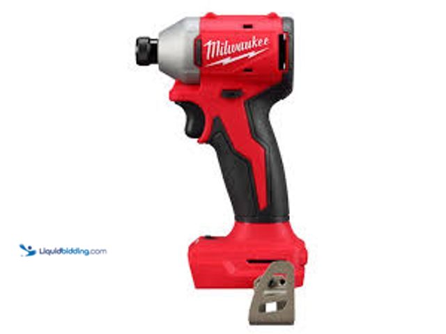 Lot 49-5476452 - Milwaukee M18 18V Lithium-Ion Compact Brushless Cordless 1/4 in. Impact Driver (Tool-Only). Model # ...