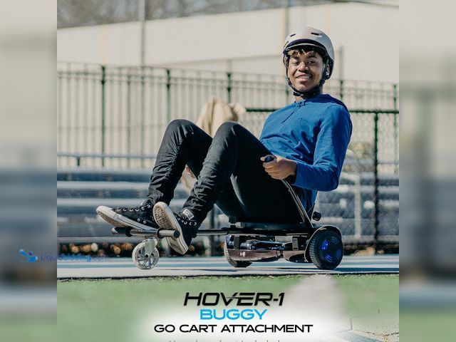 Lot 49-5543006 - Hover-1 Kart Buggy Hoverboard Attachment | Compatible with Most 6.5" & 8" Electric Hoverboards, Hand...